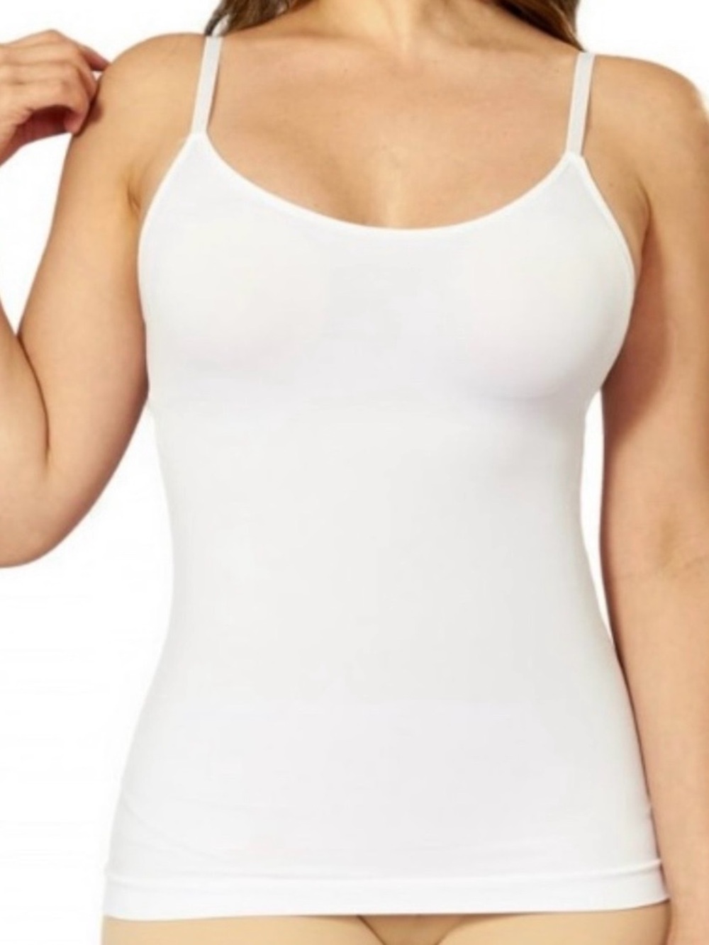 Shapermint White Seamless Slimming Camisole Tank